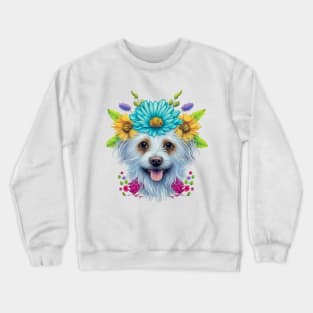 pomeranian dog lover Crewneck Sweatshirt